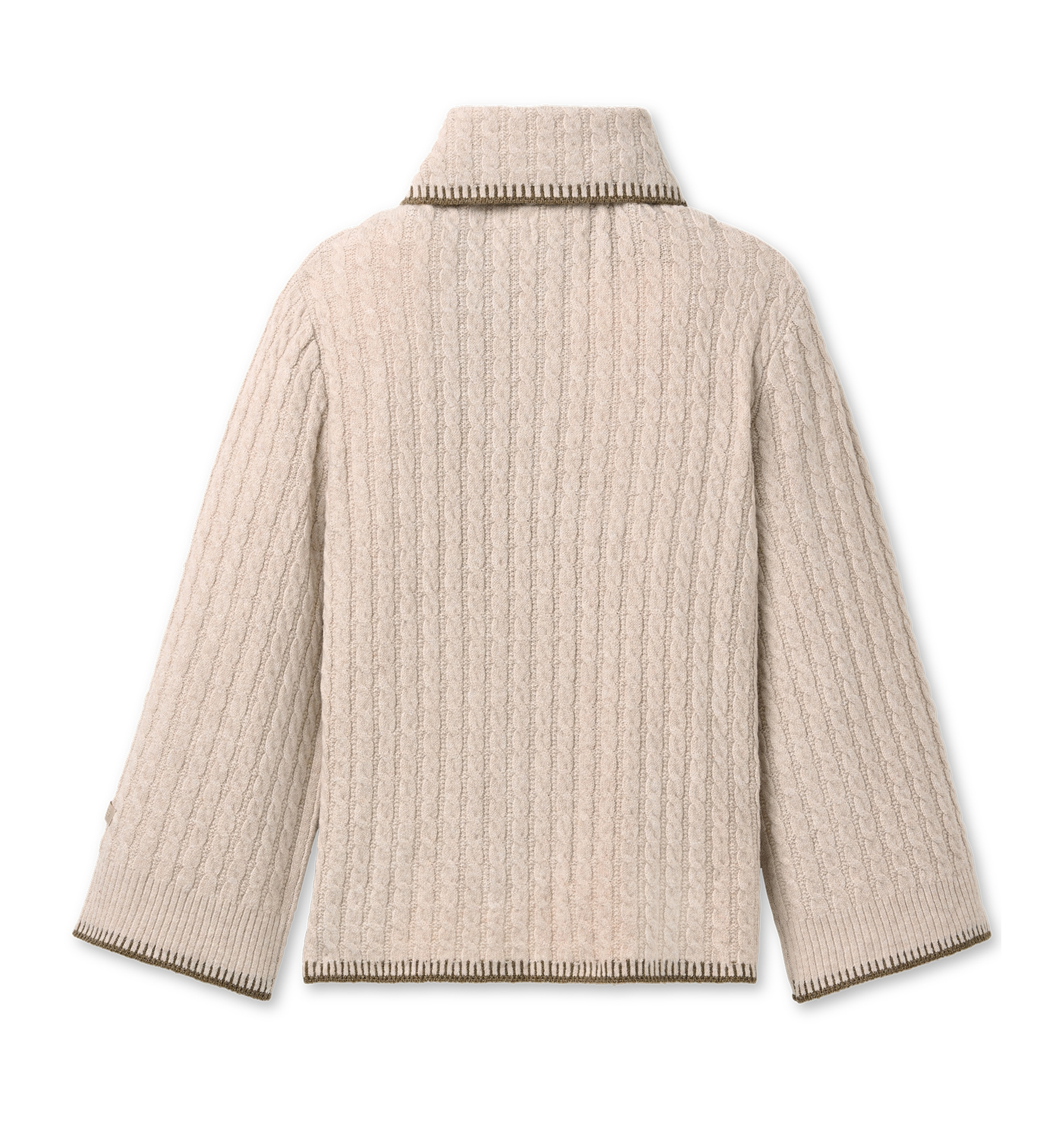 UGG® Women's Rylynn Quarter-Zip Cable-Knit Sweater - Beige