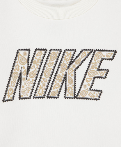 Nike Girls' 4-6X Retro Remix Top and Pants, 2-Piece Set - White/Black