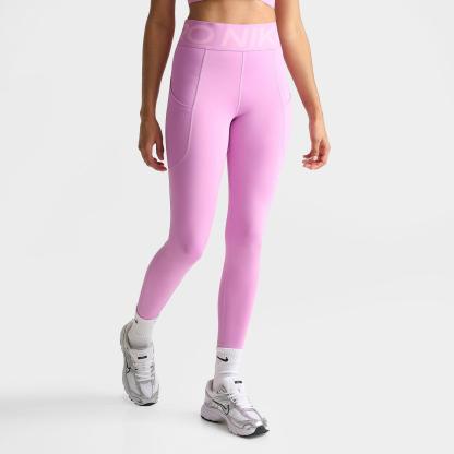 Women's Nike Pro Sculpt High-Waisted 7/8 Leggings - Light Magenta/White