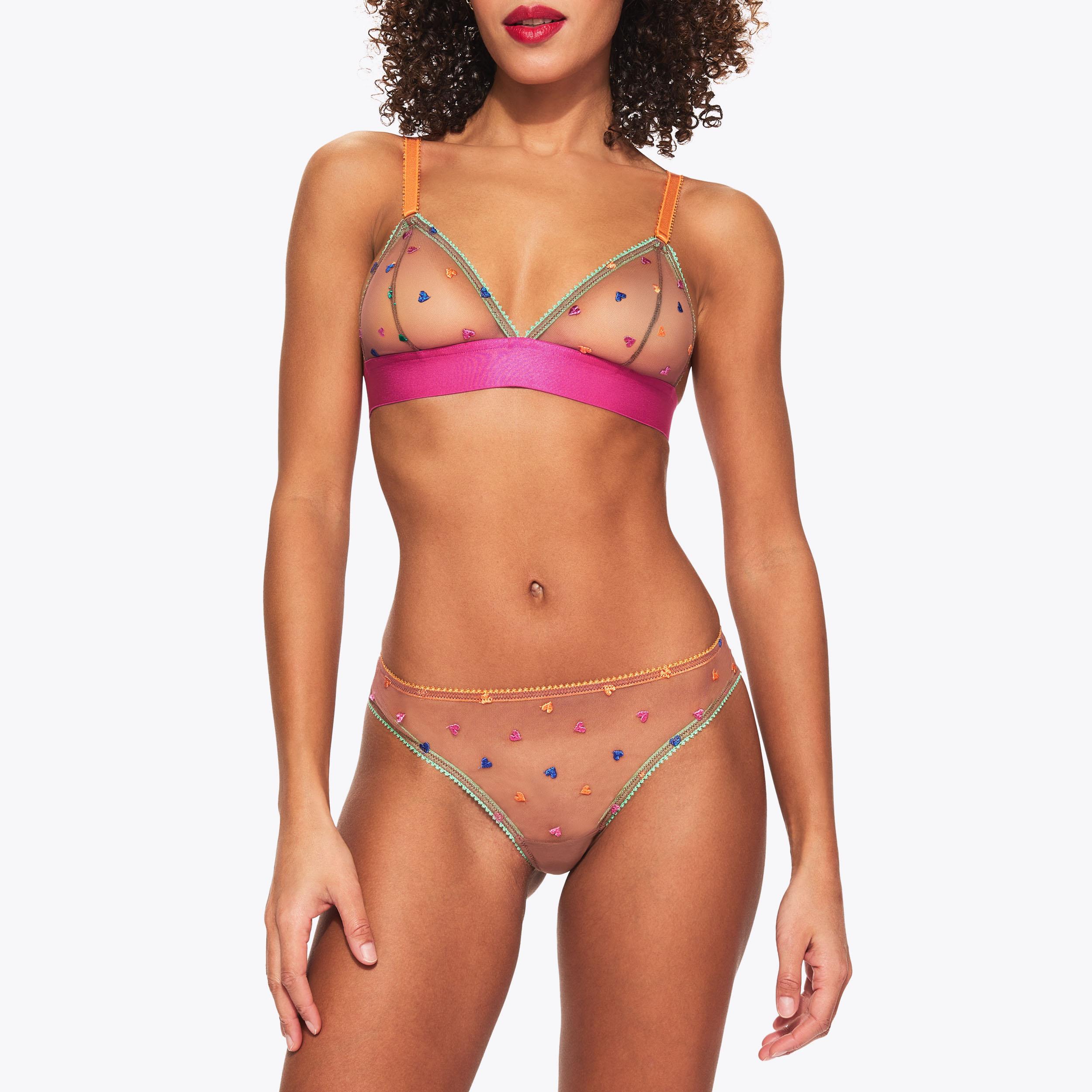 Kurt Geiger London Dora Larsen Triangle Bralette - Brown - view 2