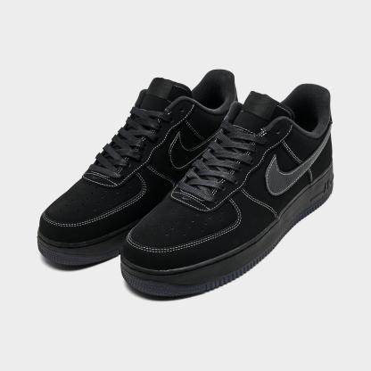 Men's Nithtke Air Force 1 '07 LV8 Casual Shoes - Part 2 - Wolf Grey/Black - Both shoes facing left