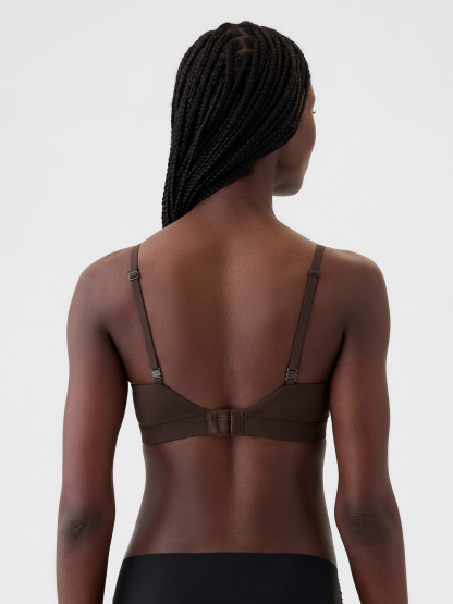 SecondSkin Crossover Bralette - Terra brown
