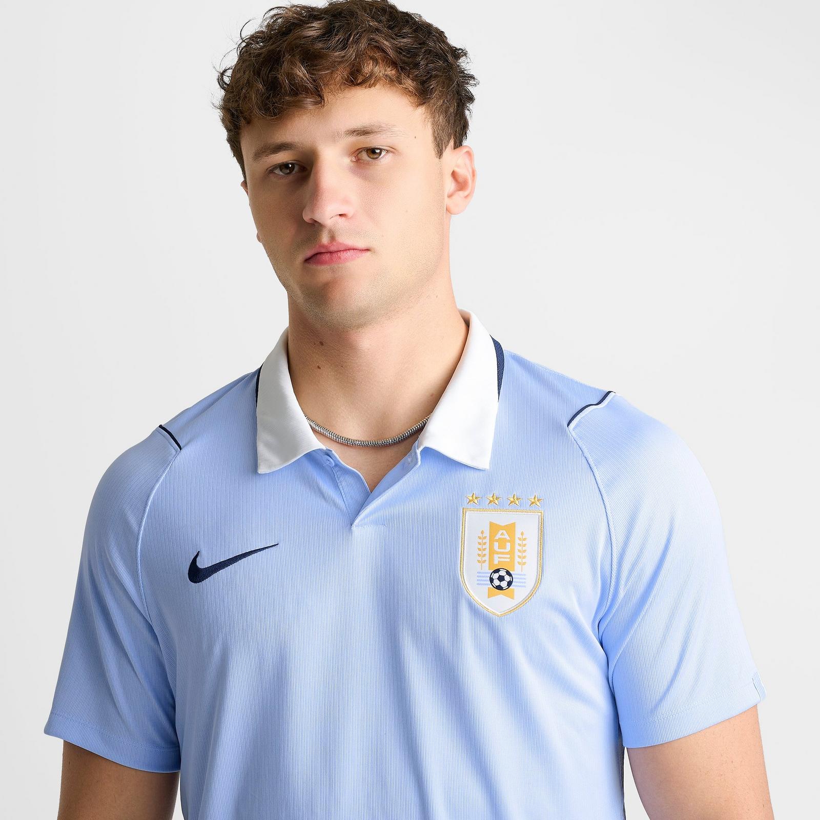 Men's Nike Uruguay 2026 Stadium Home Dri-FIT Replica Soccer Jersey - Royal Tint/Obsidian