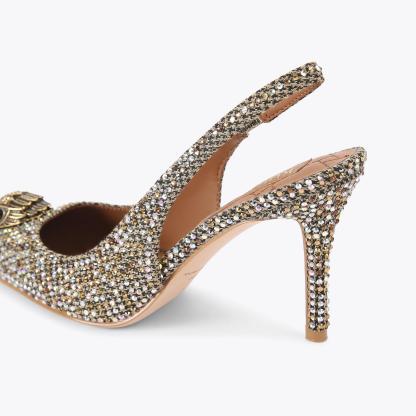 Kurt Geiger London Belgravia High Sling Heel - Beige - view 4