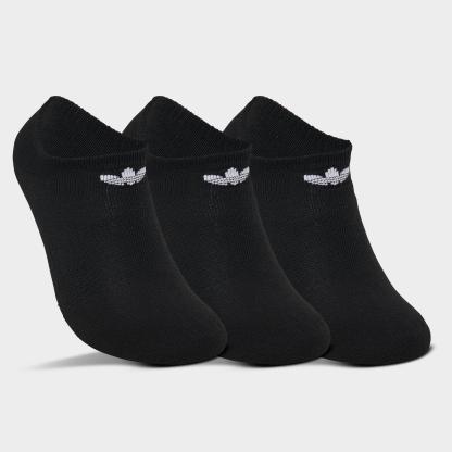 adidas Originals Trefoil 2.0 No-Show Socks (6-Pack) - Black/White