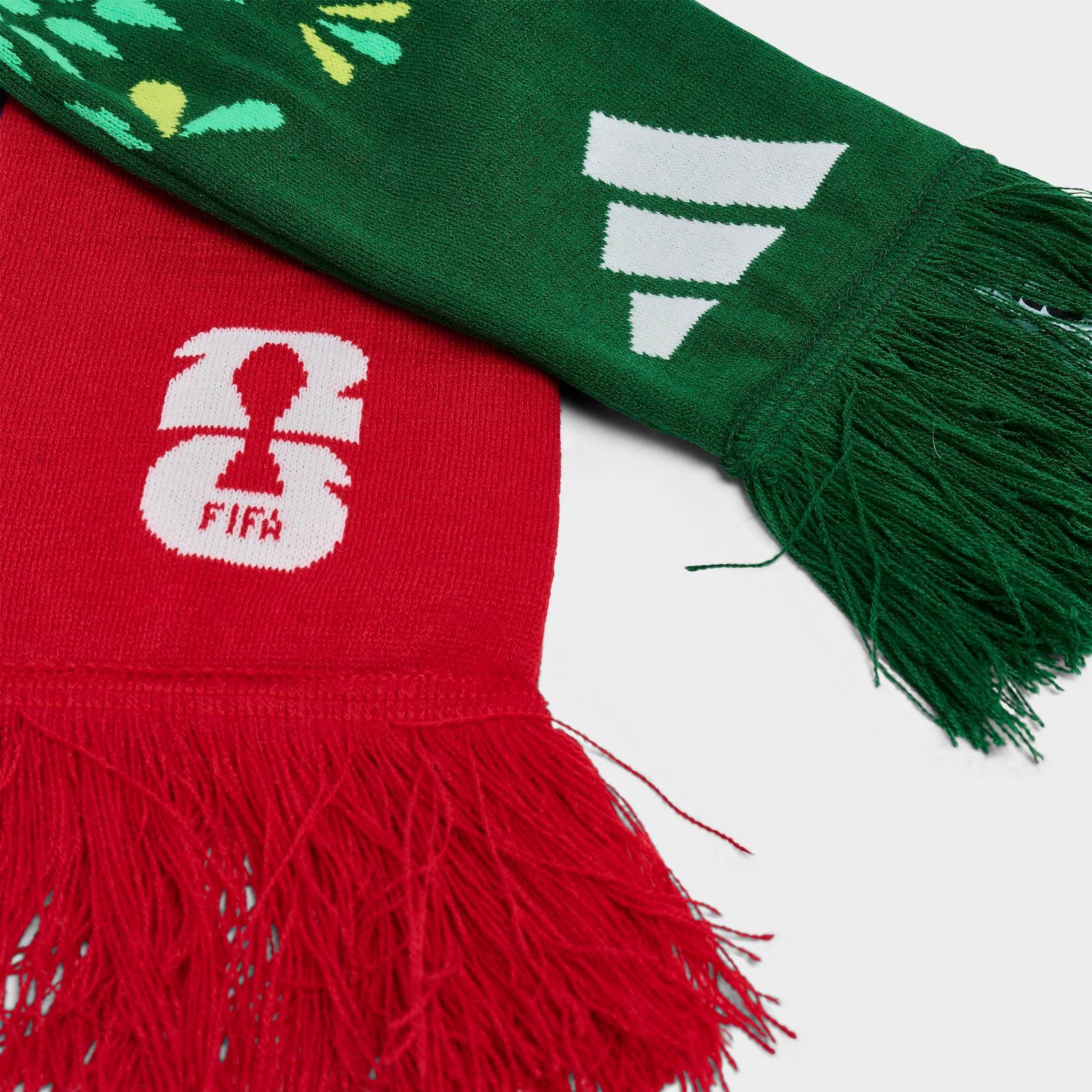 adidas FIFA World Cup 26 Host Nations Scarf - Power Red/Amazon Green/Royal Blue - view 3