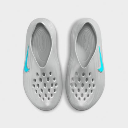 Men's Nithtke ReactX Rejuven8 Recovery Casual Shoes - Part 1 - Metallic Silver/Gamma Blue/Black - Top view