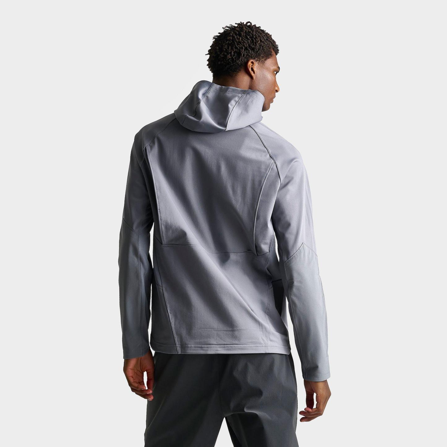 Men's Nithtke Pro Dri-FIT Mid-Layer Pullover Training Hoodie - Smoke Grey/Black