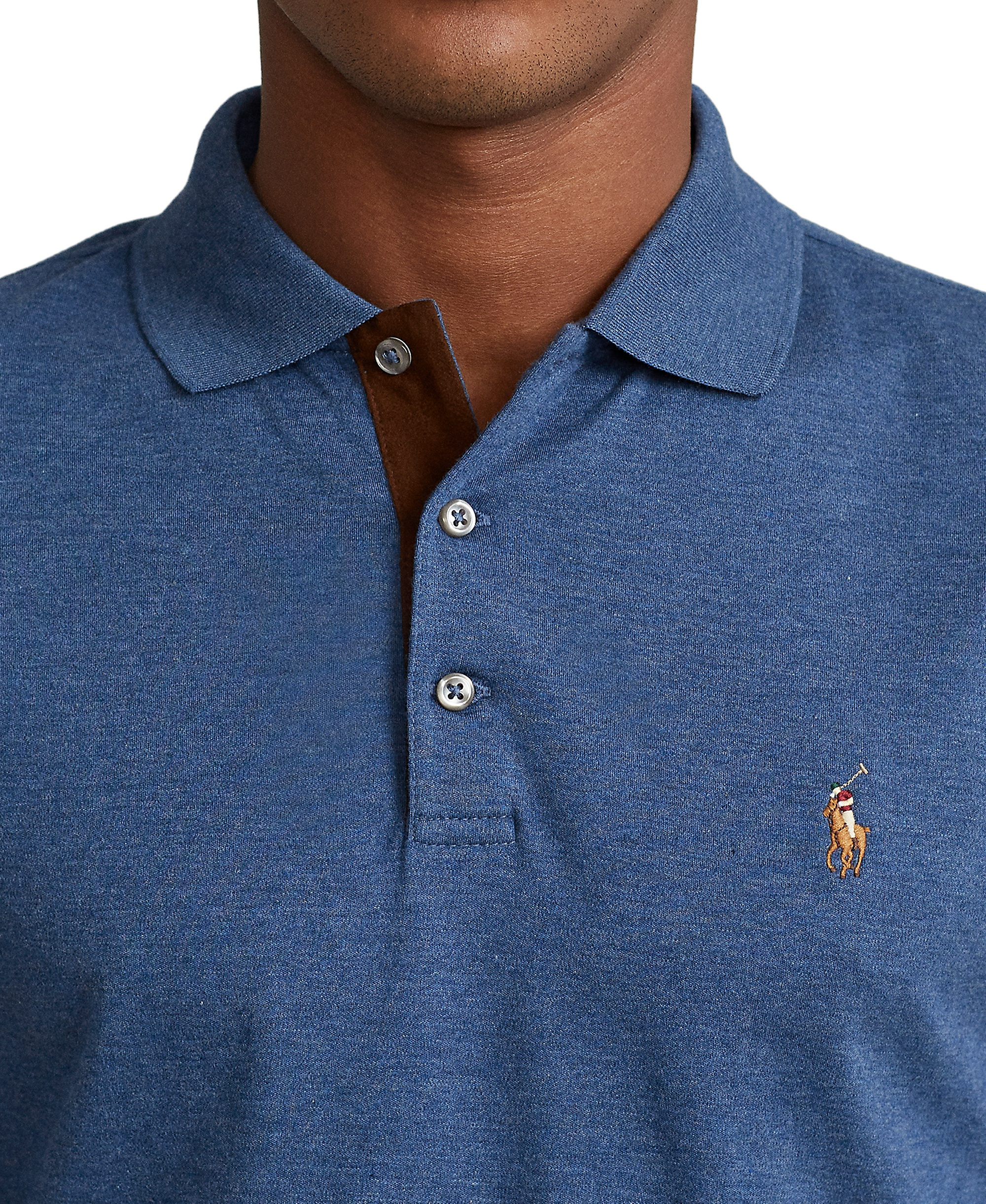 Polo Ralph Lauren Men's Classic-Fit Polo Shirt - Derby Blue Heather