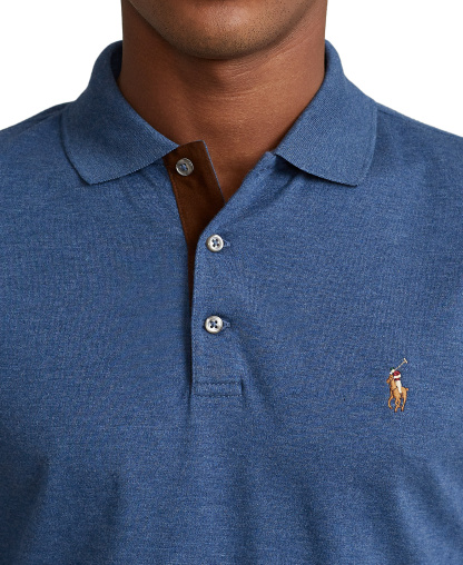 Polo Ralph Lauren Men's Classic-Fit Polo Shirt - Derby Blue Heather
