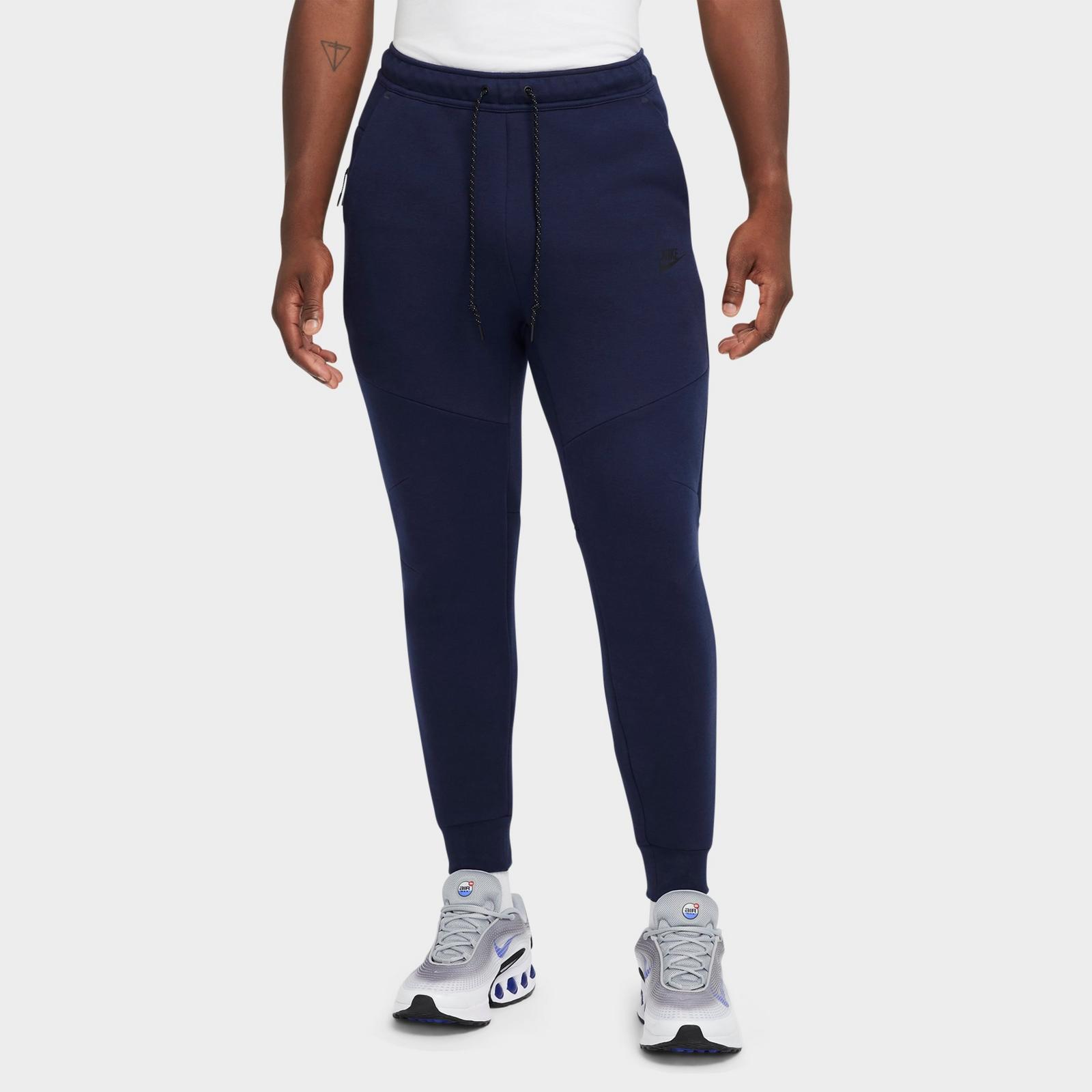 Men's Nike Tech Fleece Jogger Pants - Obsidian/Black