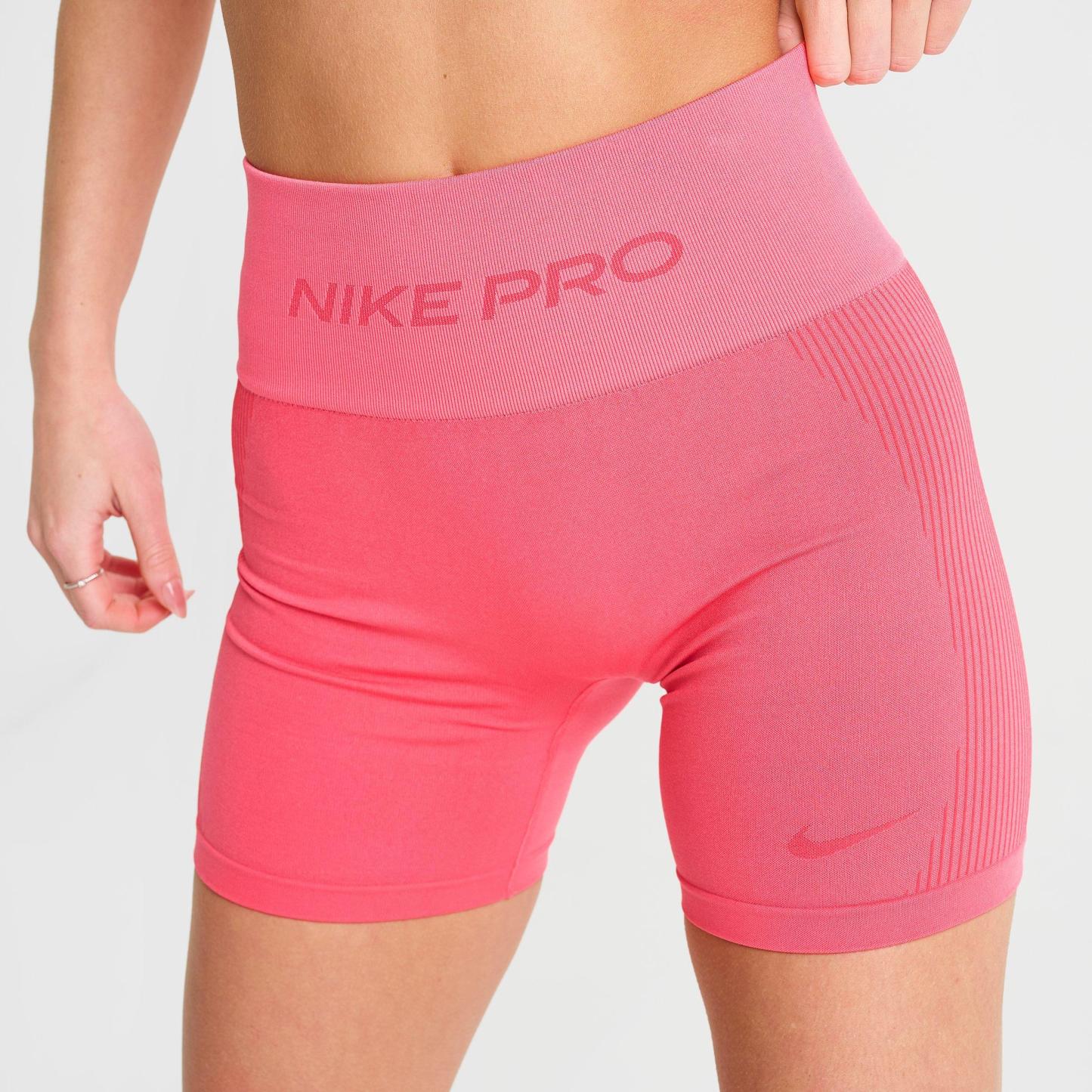 Women's Nithtke Pro Seamless Dri-FIT High-Waisted 5" Biker Shorts - Sea Coral