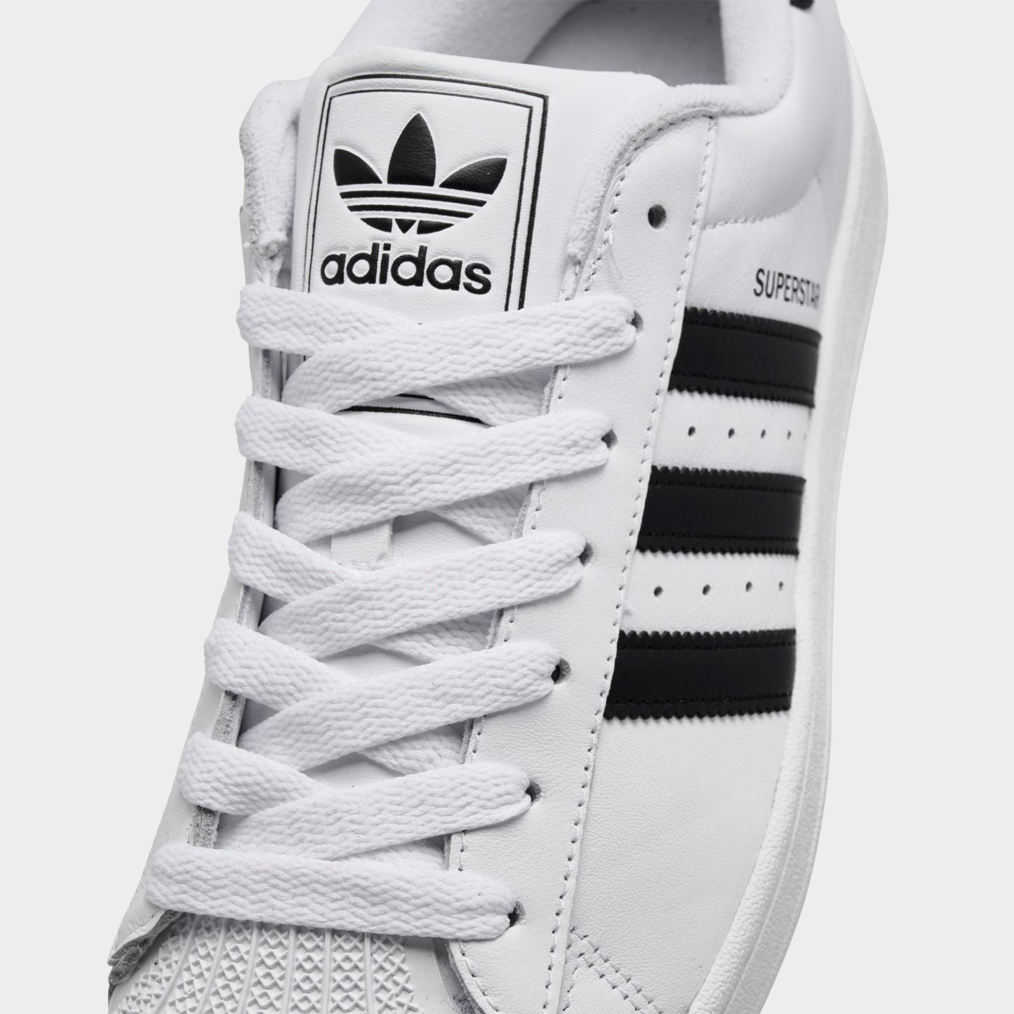 Men's adidas Originals Superstar II Casual Shoes - Part 2 - White/Black/White - Detail shot