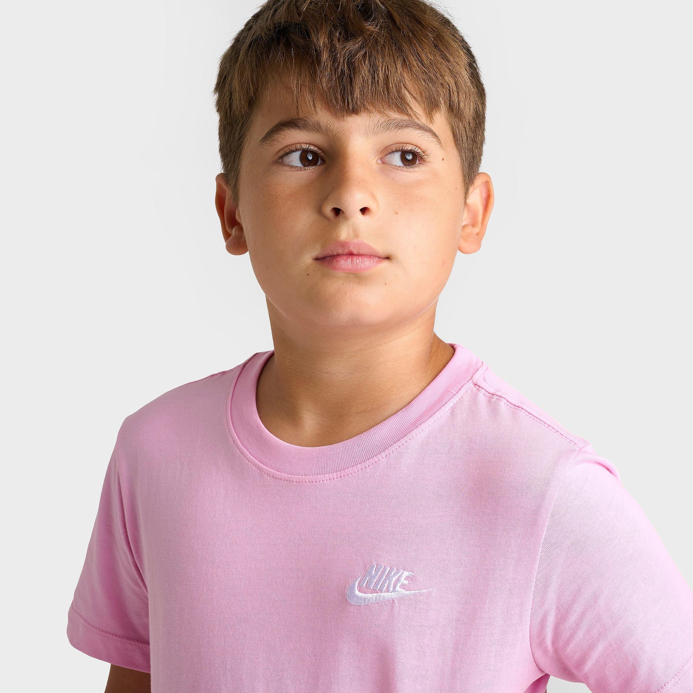 Big Kids' Nithtke Sportswear T-Shirt - Pink Rise