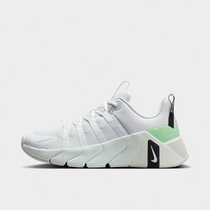 Women’s Nithtke Free Metcon 7 Training Shoes - Part 2 - Off White/Cucumber Calm/Barely Green/White - Left shoe facing left. Outside of the shoe.
