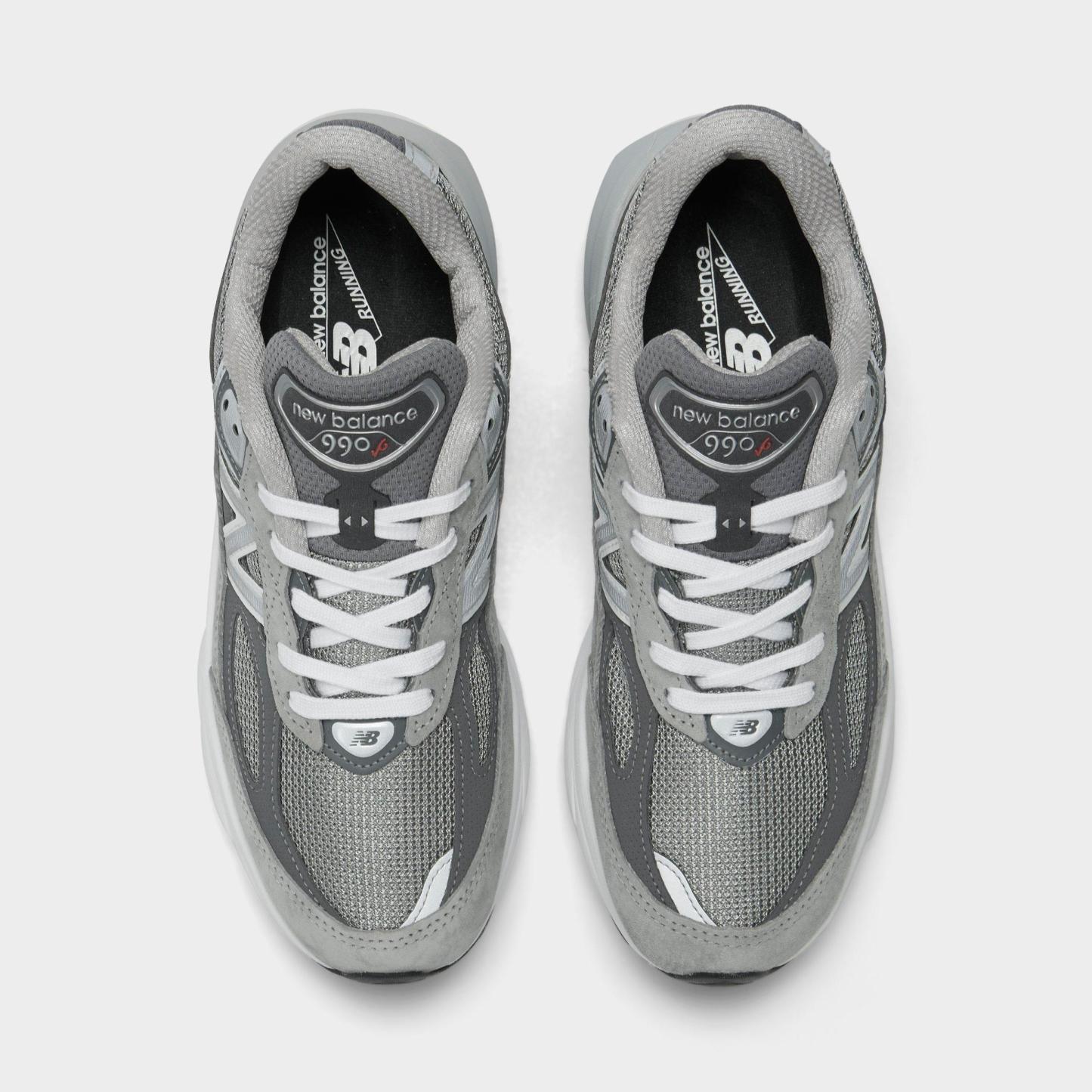 Women's New Balance Made in USA 990v6 Running Shoes - Grey/Grey - view 5