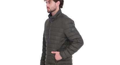 Tommy Hilfiger Men's Unhooded Packable Jacket - Olive