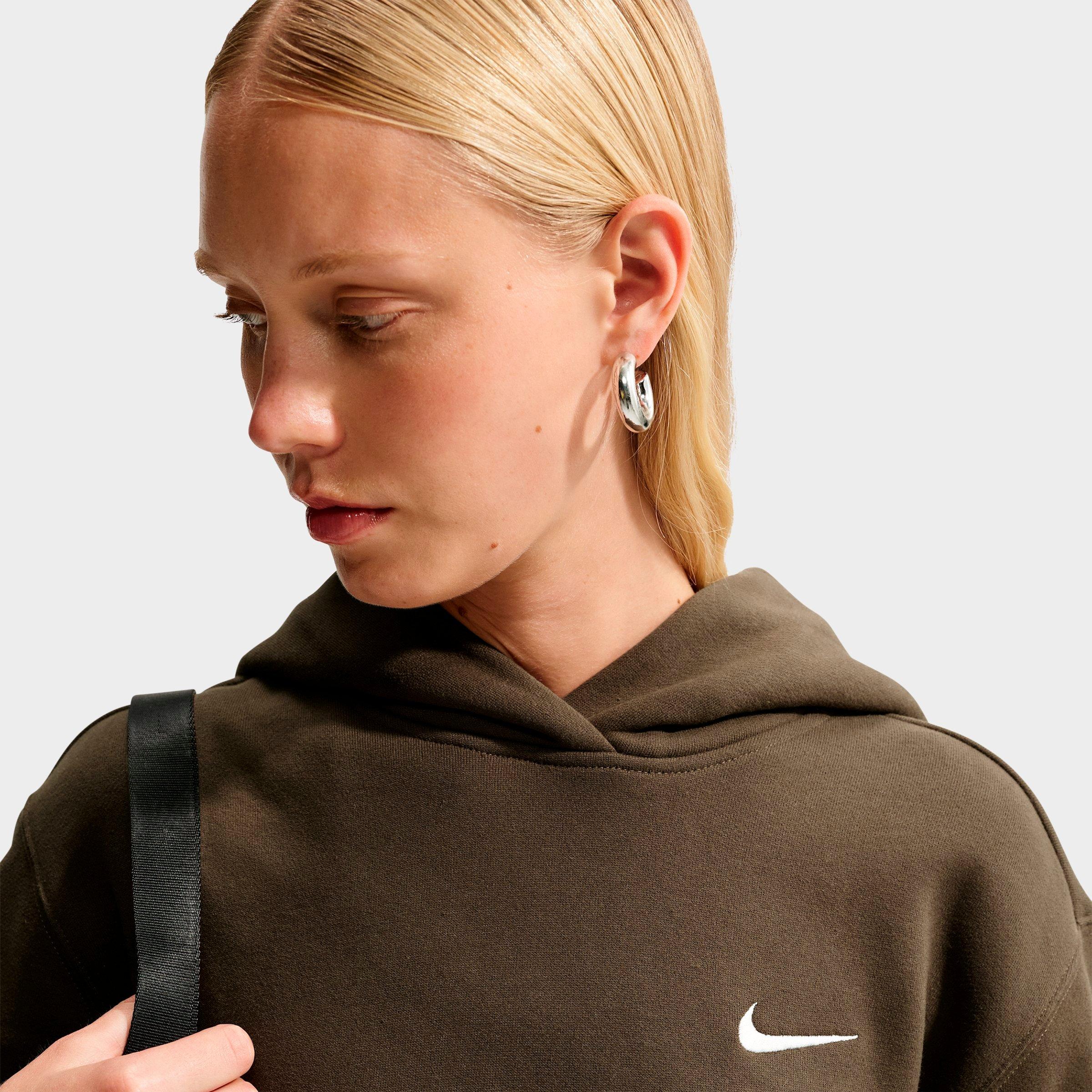 Women's Nithtke Studio Fleece Medium-Weight Pullover Hoodie - Dark Hazel/Sail