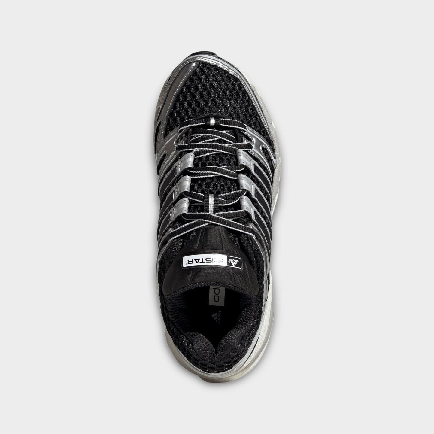 Girls' Big Kids' adidas x Liberty London Adistar Control 5 Casual Shoes - Core Black/Silver Metallic/Grey One - Top view