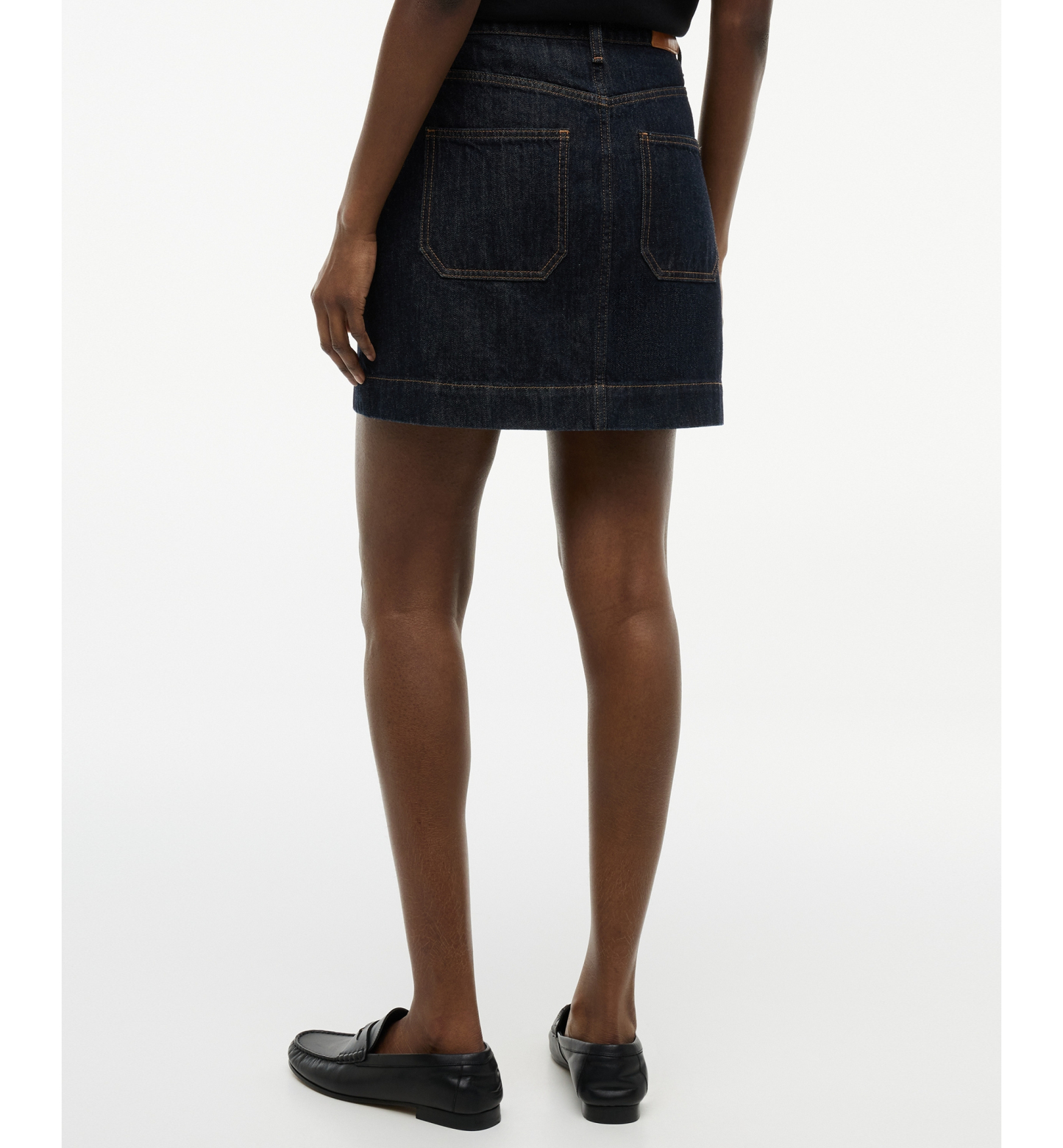 Tommy Hilfiger Women's Cotton Denim High-Rise Miniskirt - Rinse