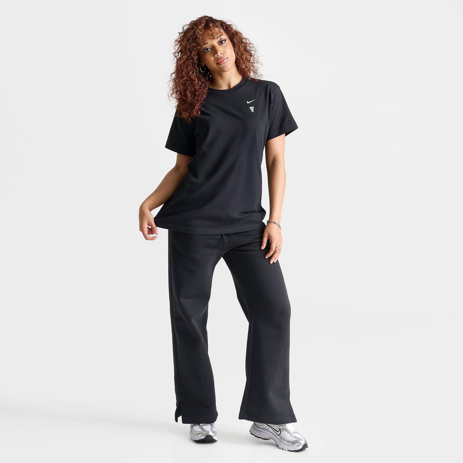 Women's Nike Short-Sleeve Basketball T-Shirt - Black