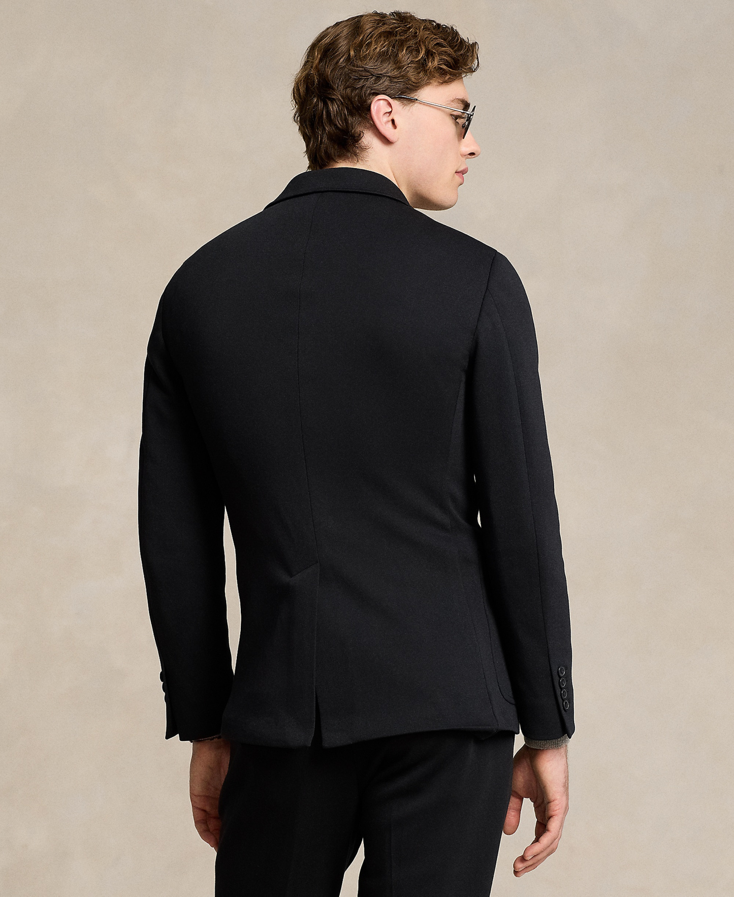 Polo Ralph Lauren Men's Polo Soft Double-Knit Suit Jacket - Black
