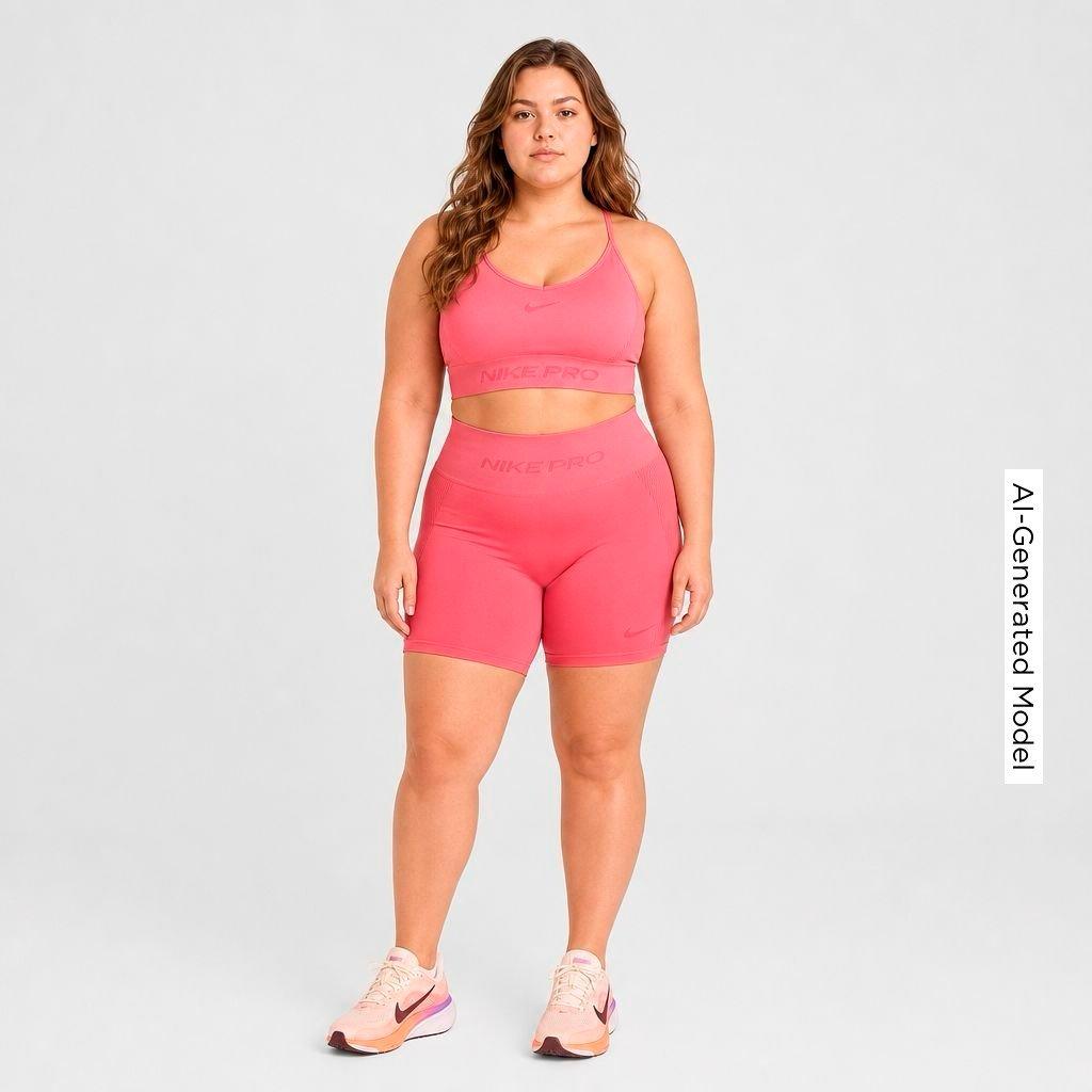 Women's Nithtke Pro Seamless Light-Support Padded Sports Bra - Sea Coral