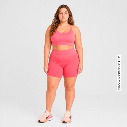 Women's Nithtke Pro Seamless Light-Support Padded Sports Bra - Sea Coral