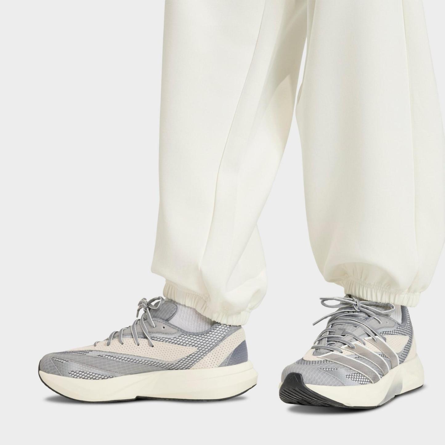 Men's adidas Soft Luxe French Terry Sweatpants - Off White - view 4