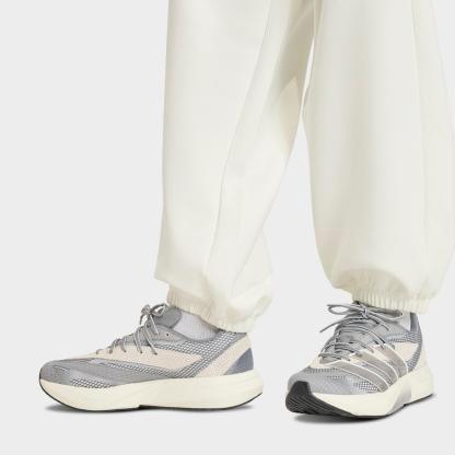 Men's adidas Soft Luxe French Terry Sweatpants - Off White - view 4