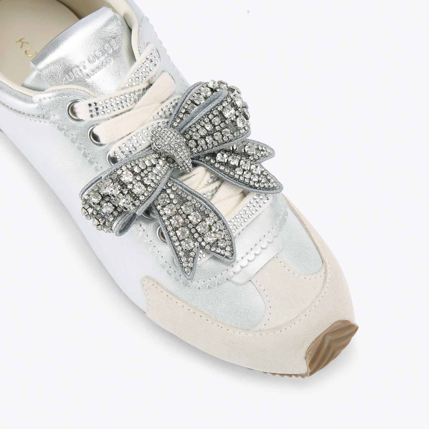 Kurt Geiger London Islington Bow Sneaker - White - view 5