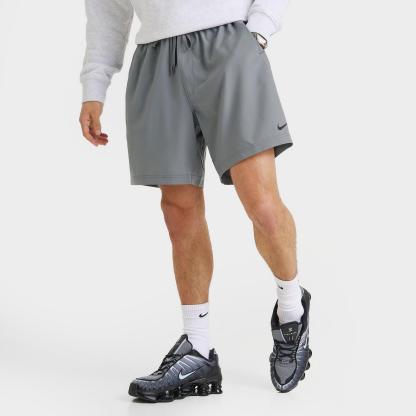 Men's Nike Form Dri-FIT Unlined 7" Versatile Shorts - Smoke Grey/Black