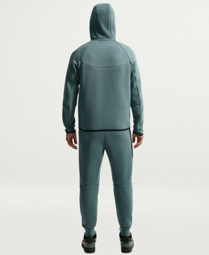 Nike Men's Tech Fleece Full-Zip Hoodie - Mineral Slate/Black