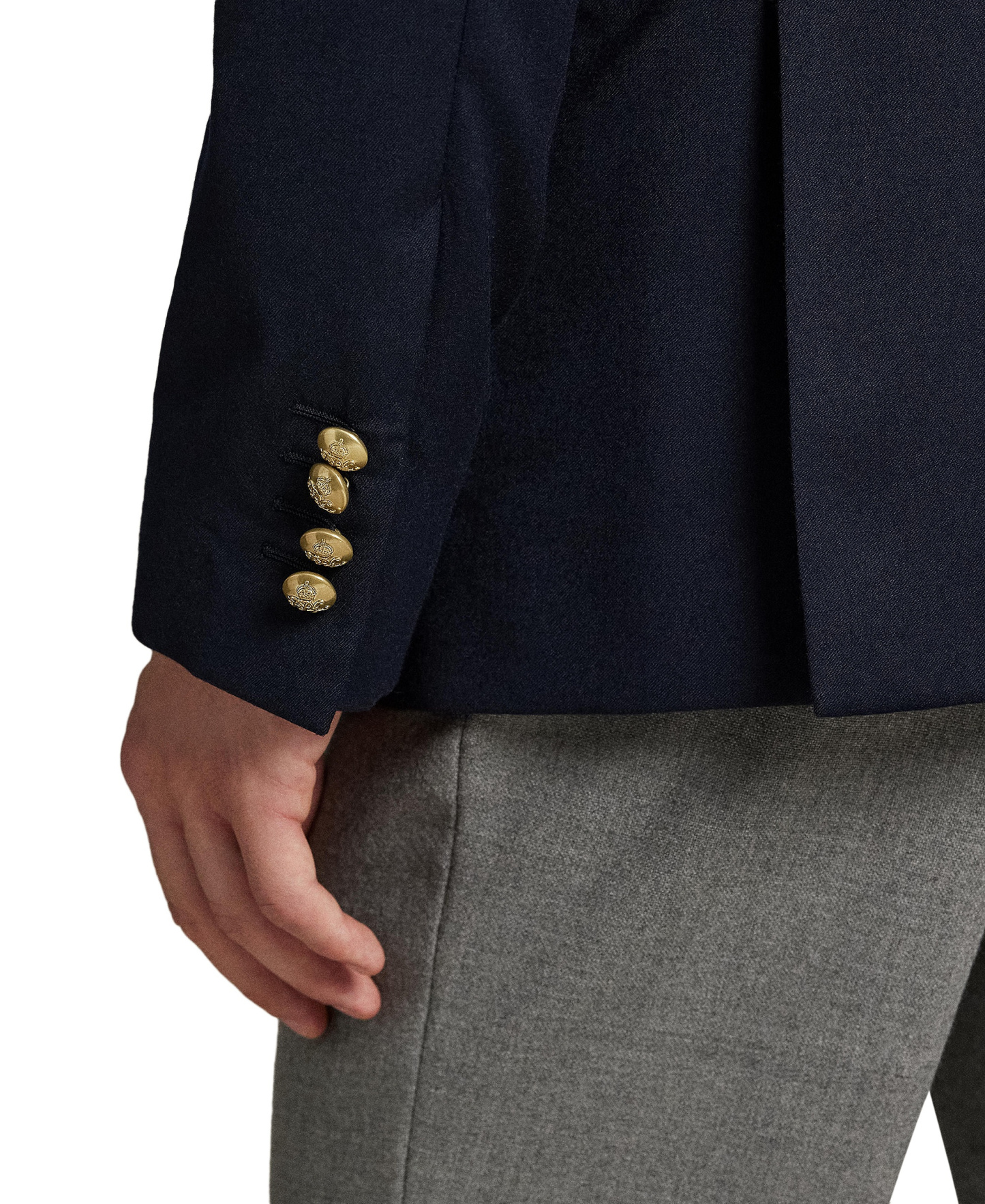 Polo Ralph Lauren Men's Polo Modern Wool-Blend Gabardine Blazer - Navy