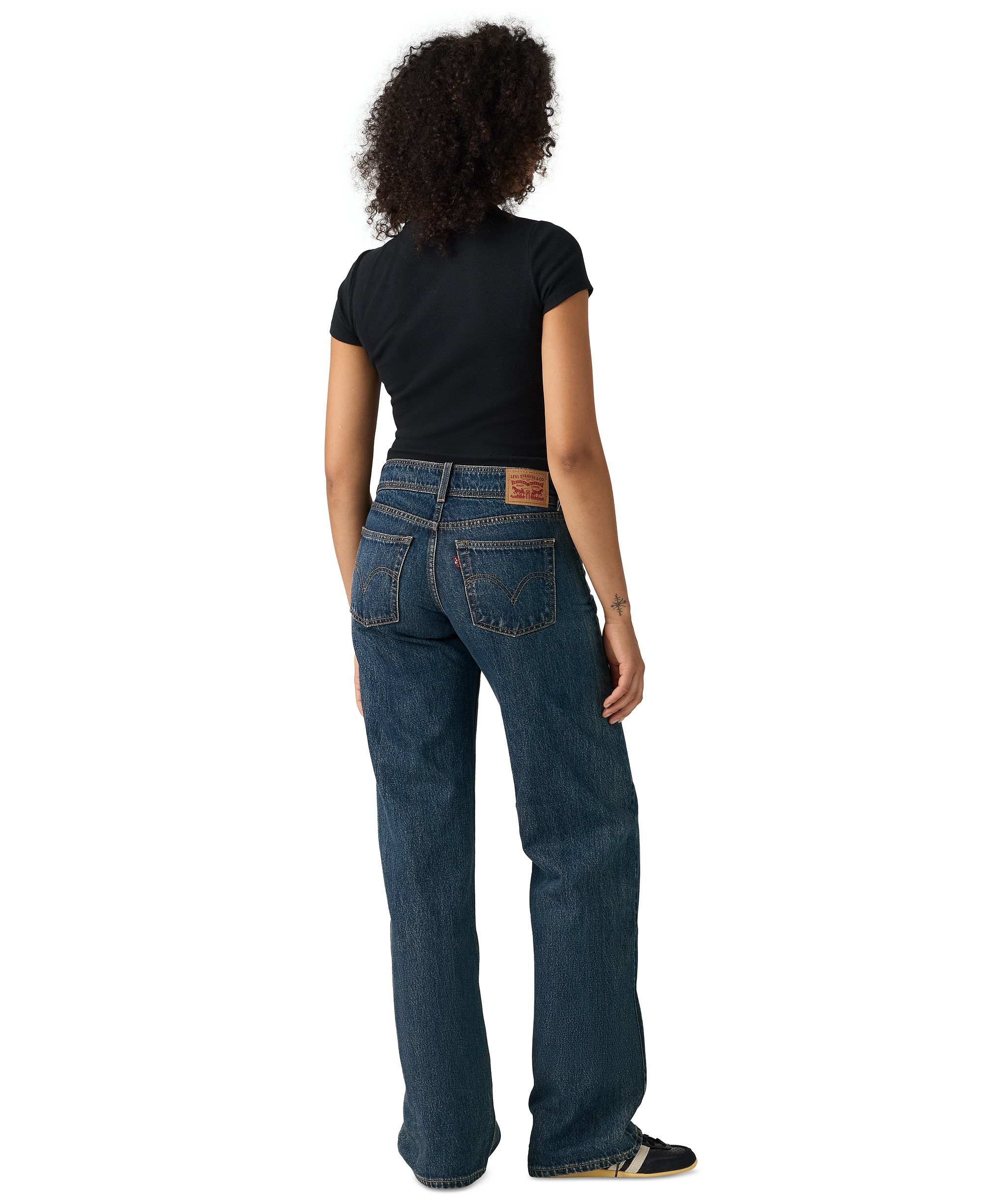 Levi's Women's Belted Superlow Loose Jeans - Silver Lode