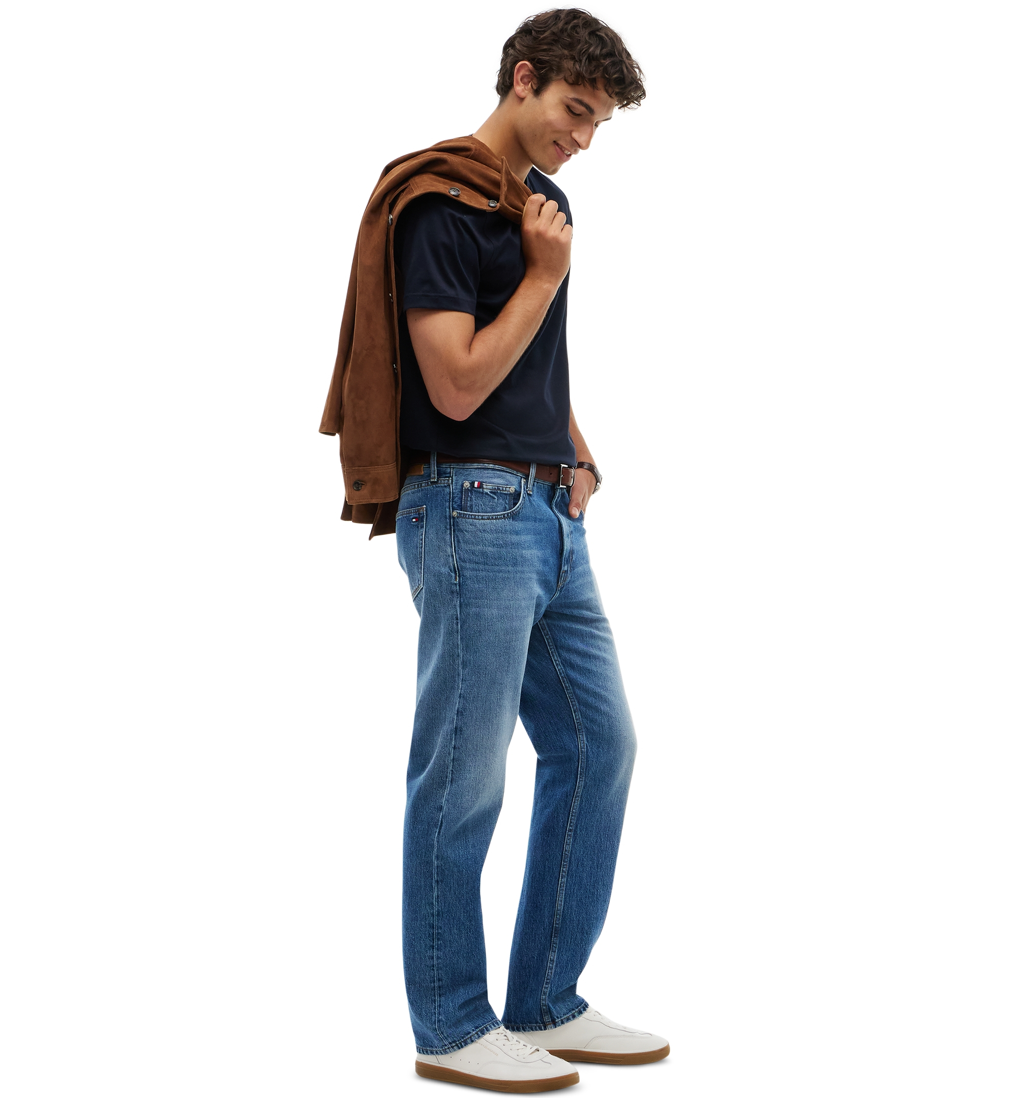 Tommy Hilfiger Men's Dover Regular Straight-Fit Jeans - Brain Blue