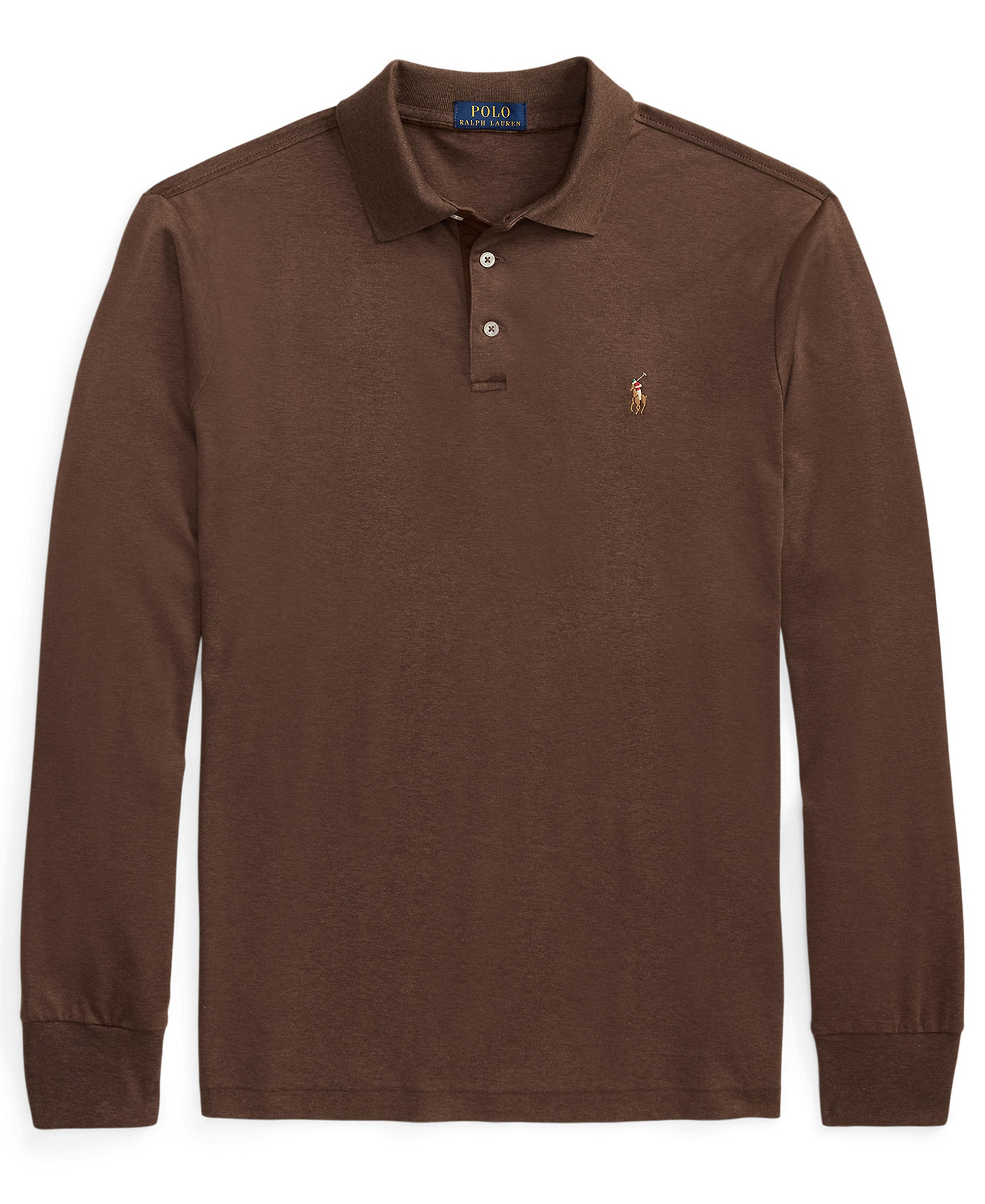 Polo Ralph Lauren Men's Classic-Fit Polo Shirt - Nutmeg Brown Heather