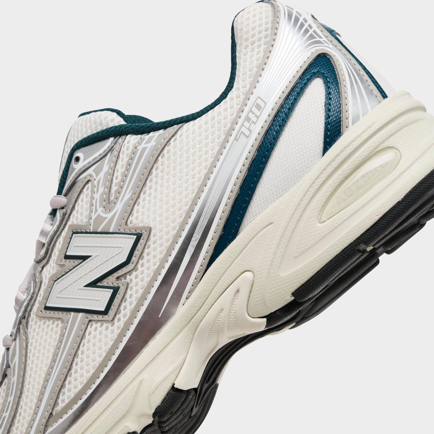 Men's New Balance 740 Casual Shoes - Angora/Medusa Green - view 3