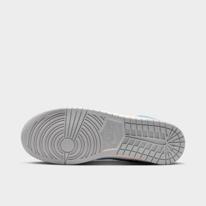 Men's Air Jordan Skyline Low Casual Shoes - Summit White/Light Smoke Grey/Sail/University Blue - view 6
