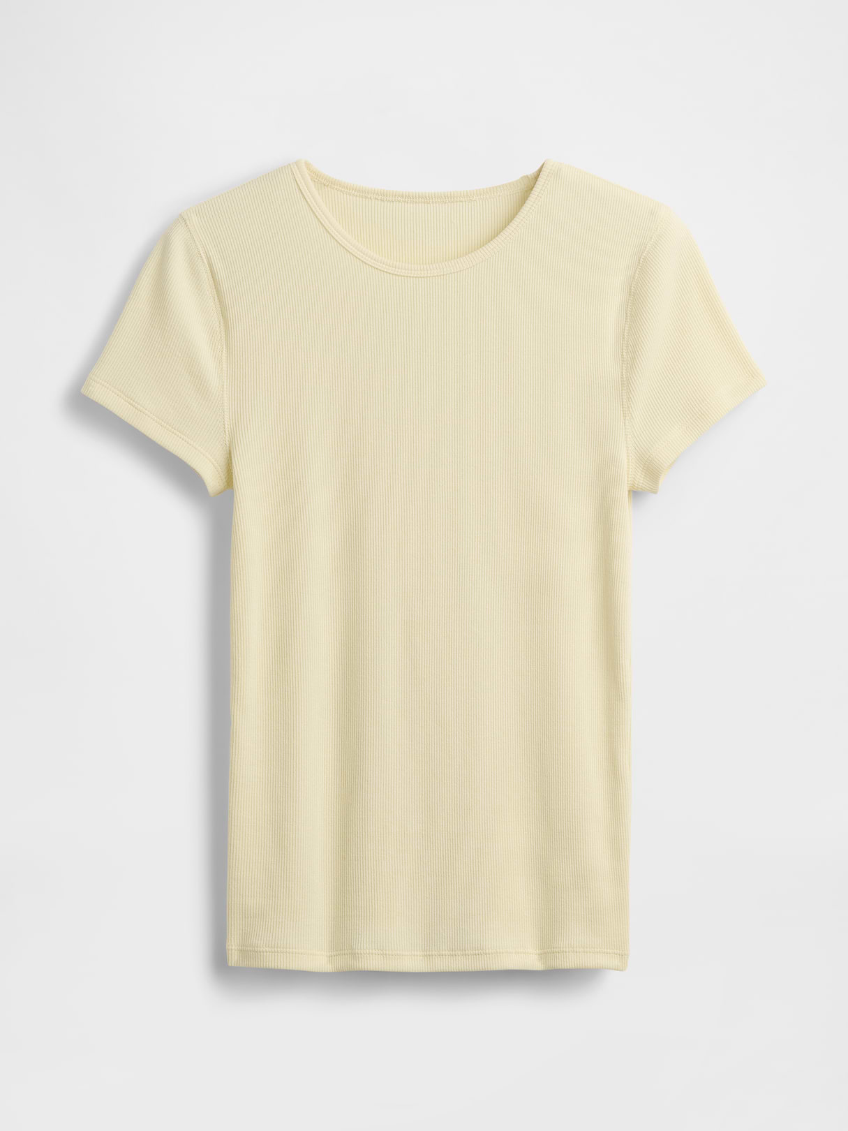Modern Rib T-Shirt - Maize yellow