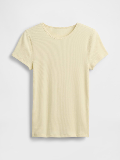 Modern Rib T-Shirt - Maize yellow