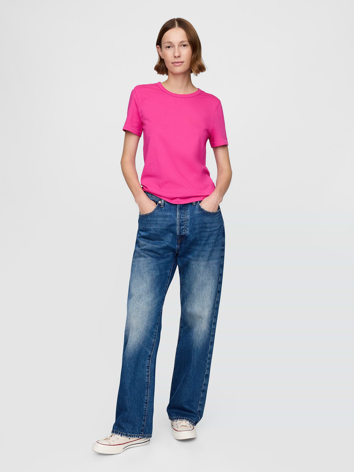 Organic Cotton VintageSoft T-Shirt - Standout pink