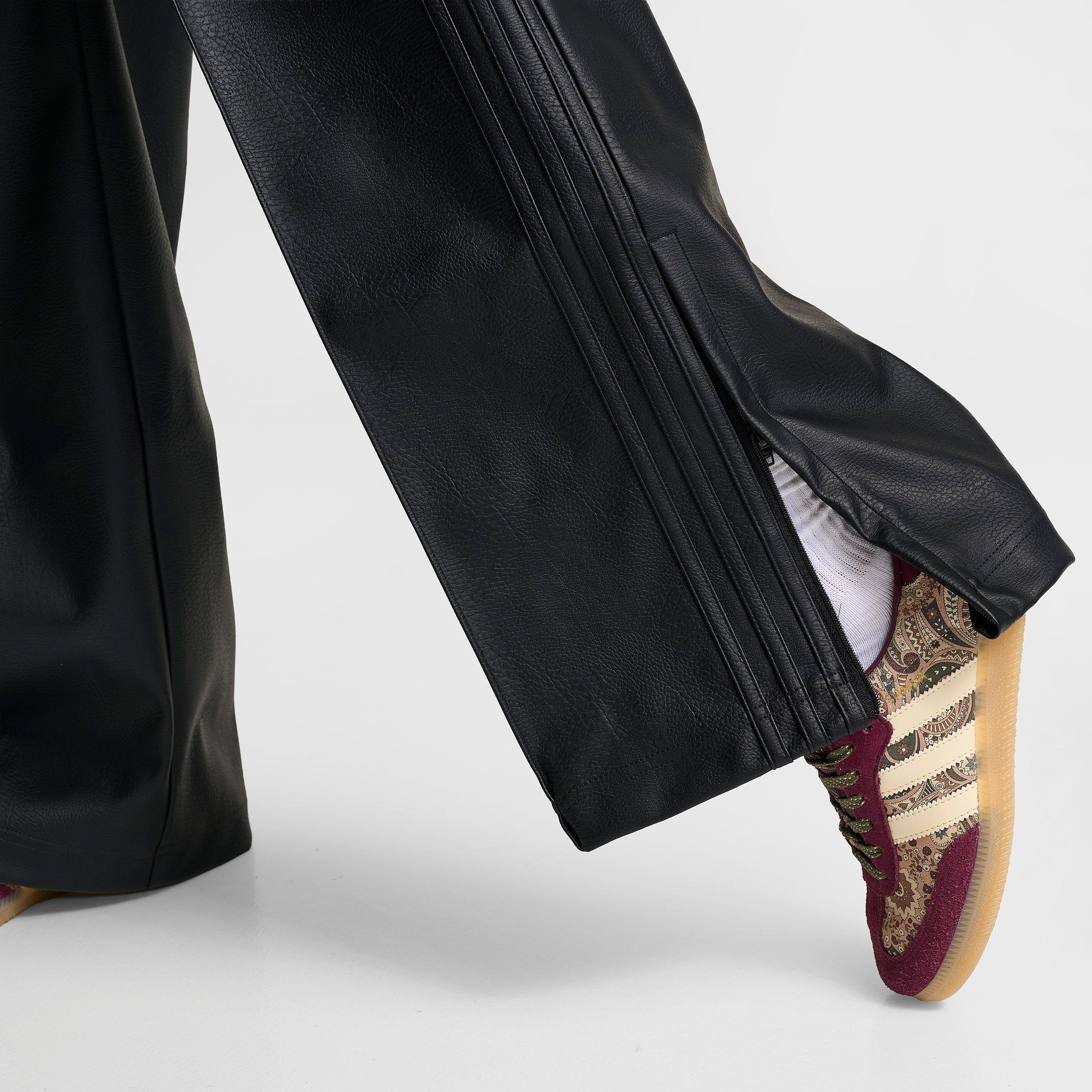 Women's adidas Originals Firebird Loose Pleather Pants - Black