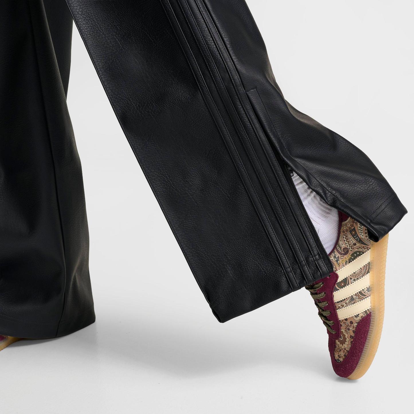 Women's adidas Originals Firebird Loose Pleather Pants - Black