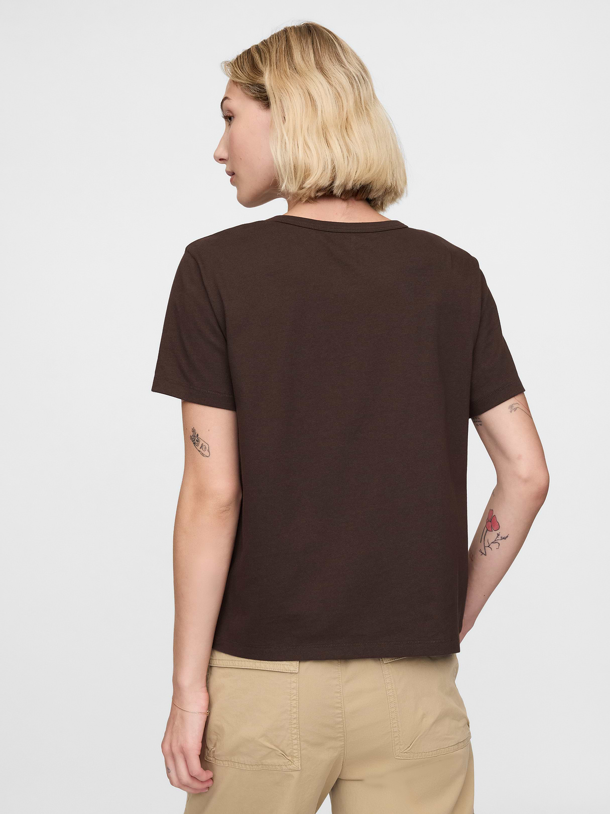 Organic Cotton VintageSoft T-Shirt - terra brown