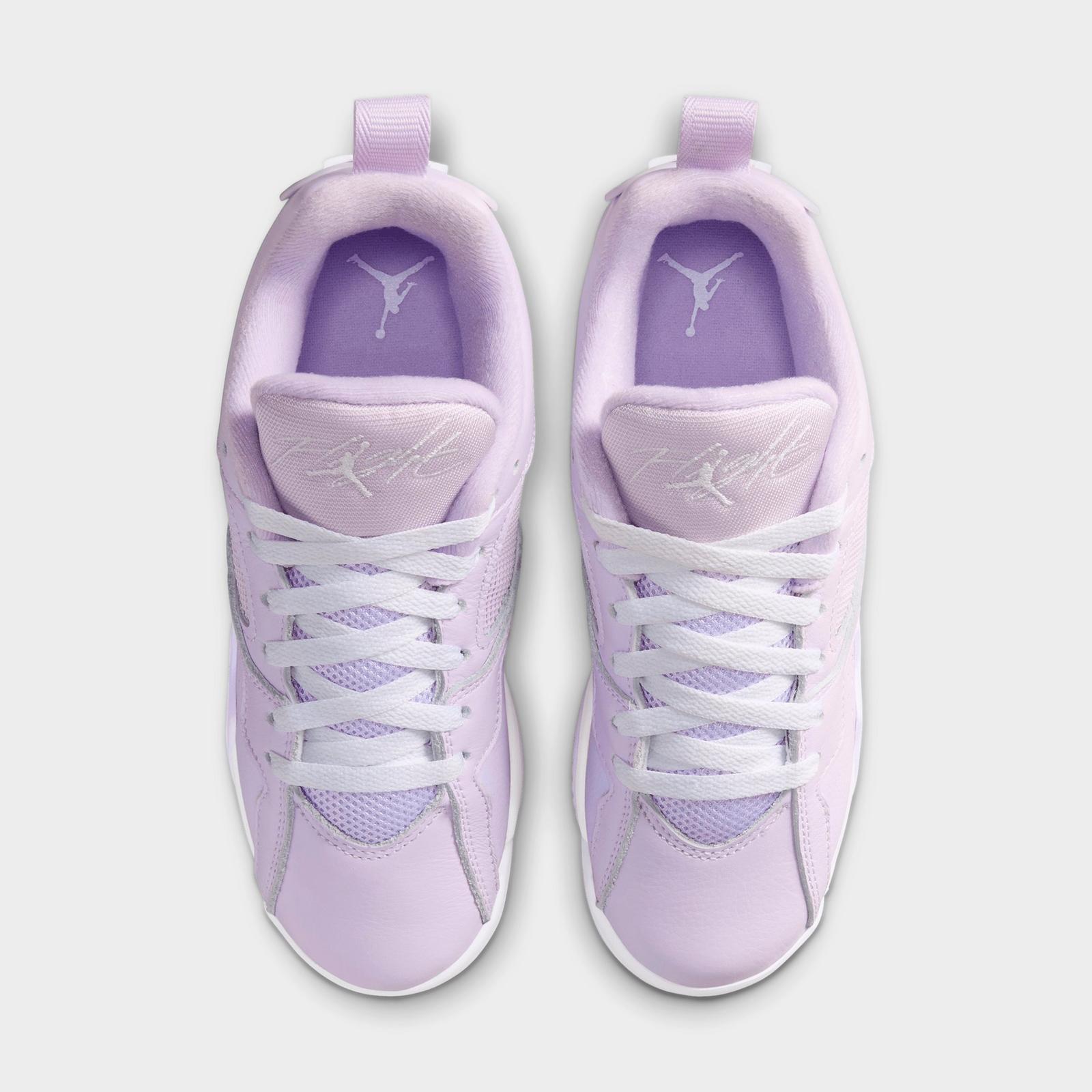 Big Kids' Air Jordan MVP 92 Basketball Shoes - Barely Grape/Violet Mist/White - view 5