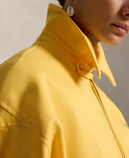 Polo Ralph Lauren Women's Long-Sleeve Bomber Jacket - Chrome Yellow