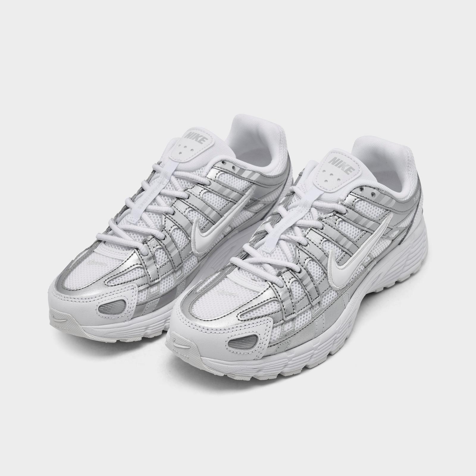 Big Kids' Nike P-6000 Casual Shoes - Grey Fog/Black/Anthracite/Volt (HV5064-104)