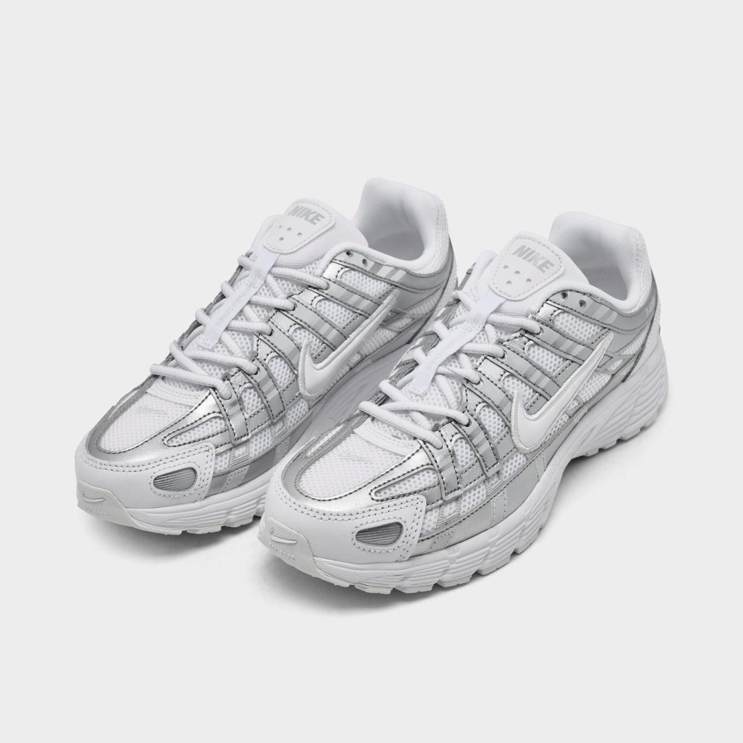Big Kids' Nike P-6000 Casual Shoes - Grey Fog/Black/Anthracite/Volt (HV5064-104)