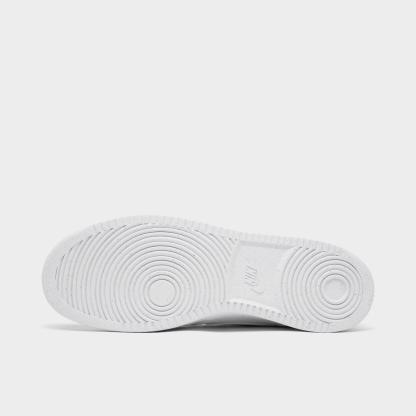 Men's Nithtke Court Vision Low Next Nature Casual Shoes - White/White/White - Bottom view